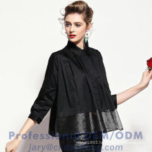 New design lady rayon blouse guangdong